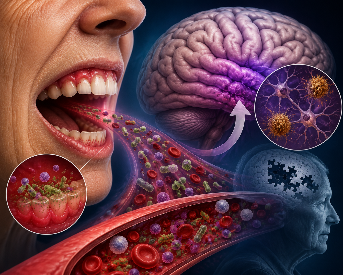Brain health and oral bacteria