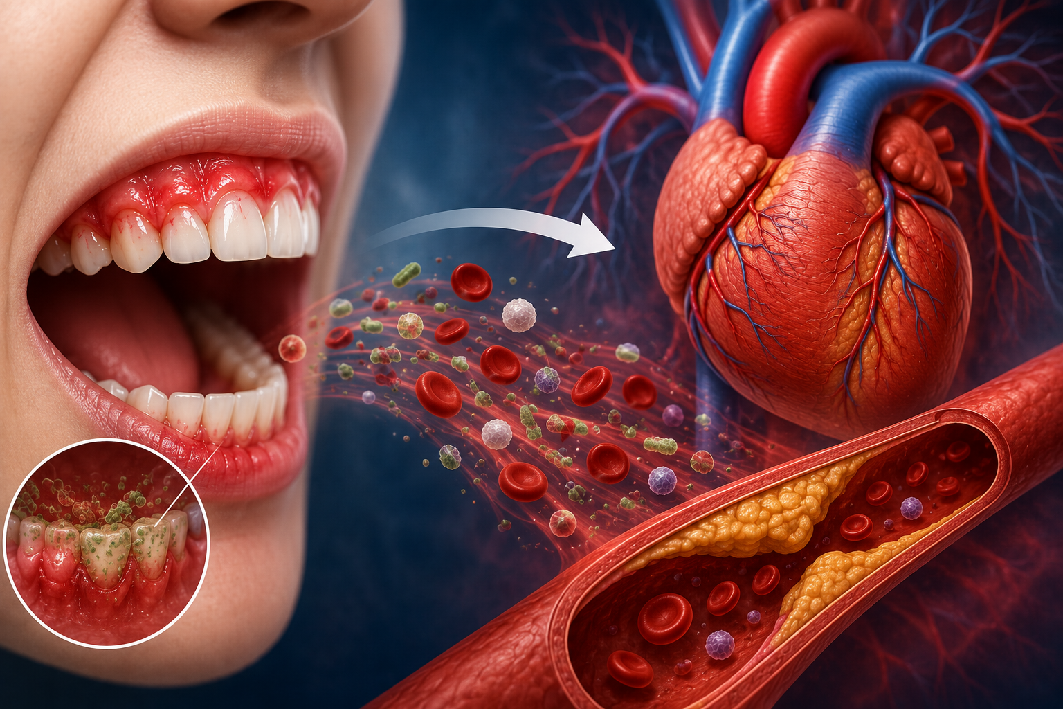 Heart health and oral care
